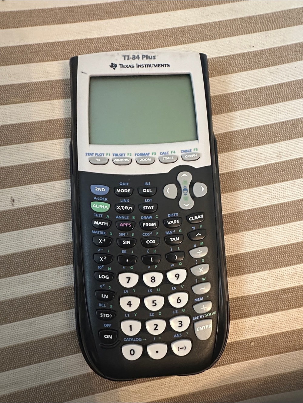 Texas Instruments TI-84 Plus Graphing Calculator - Black and White